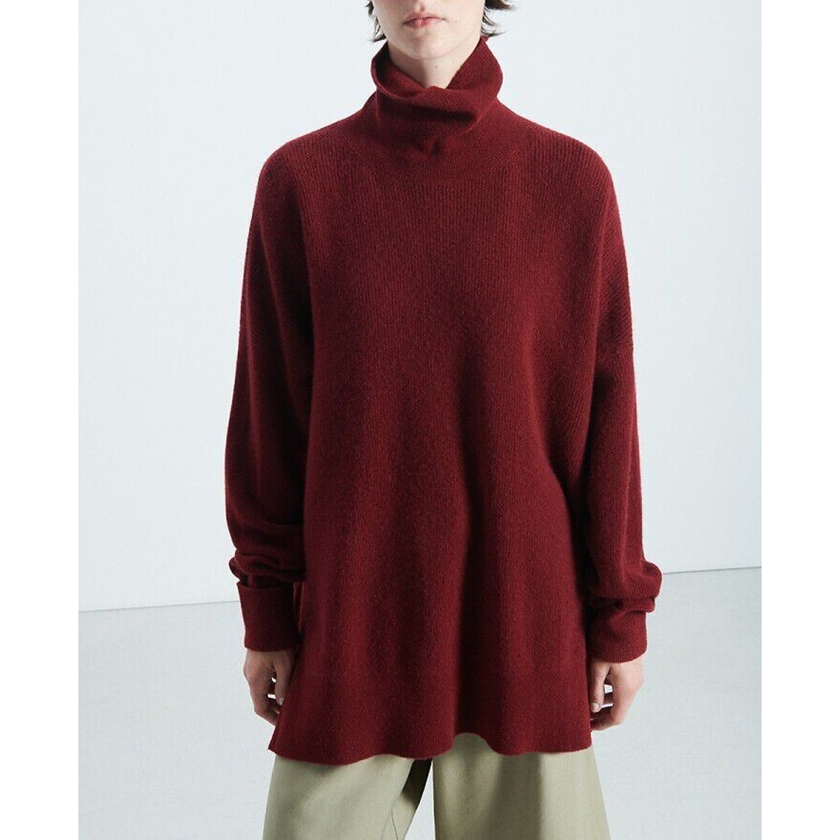 American Vintage Raxow Turtleneck Jumper Women's Cherry Extra Small