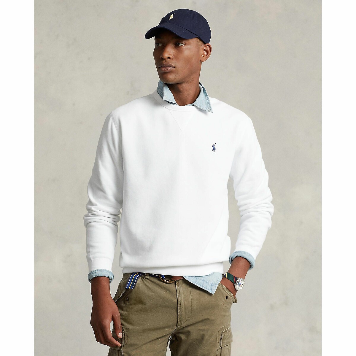 Sweat col rond Polo RL Fleece