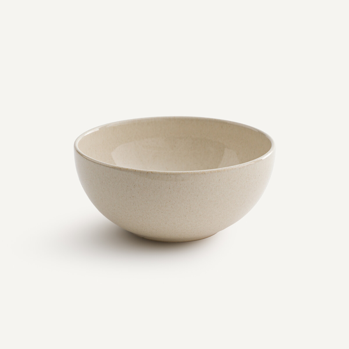 Am.pm Set Of 4 Benn Glazed Stoneware Bowls Unisex Ecru
