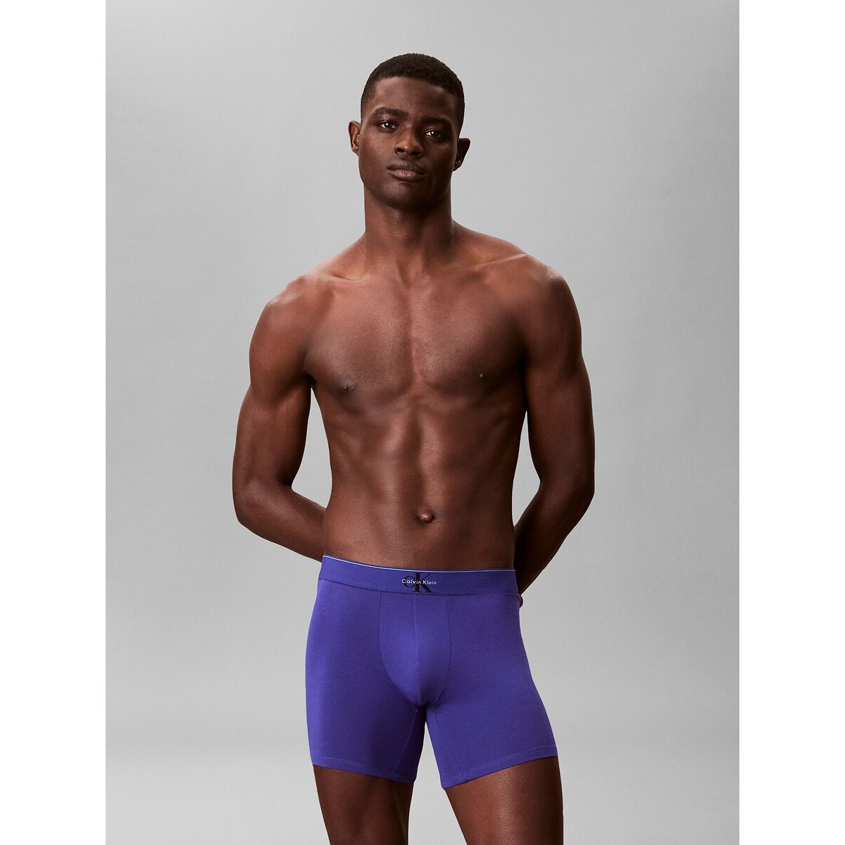 Calvin Klein Underwear Pack Of 3 Plain Brief Hipsters Men's Black+Navy Blue+Blue Xxl