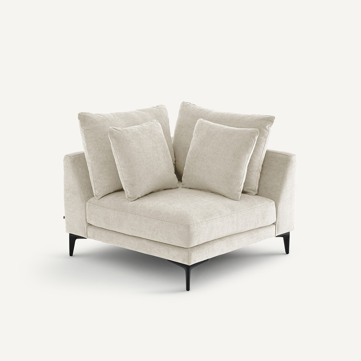 EMMANUEL GALLINA X AM.PM Hoekbank in polyestermix, MODERNISTE, ontwerp Emmanuel Gallina