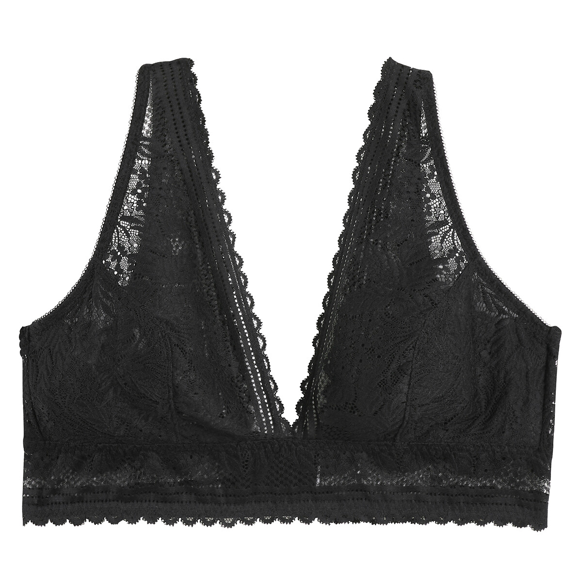 La Redoute Collections Signature Jeanne Bralette Women's Black 32C