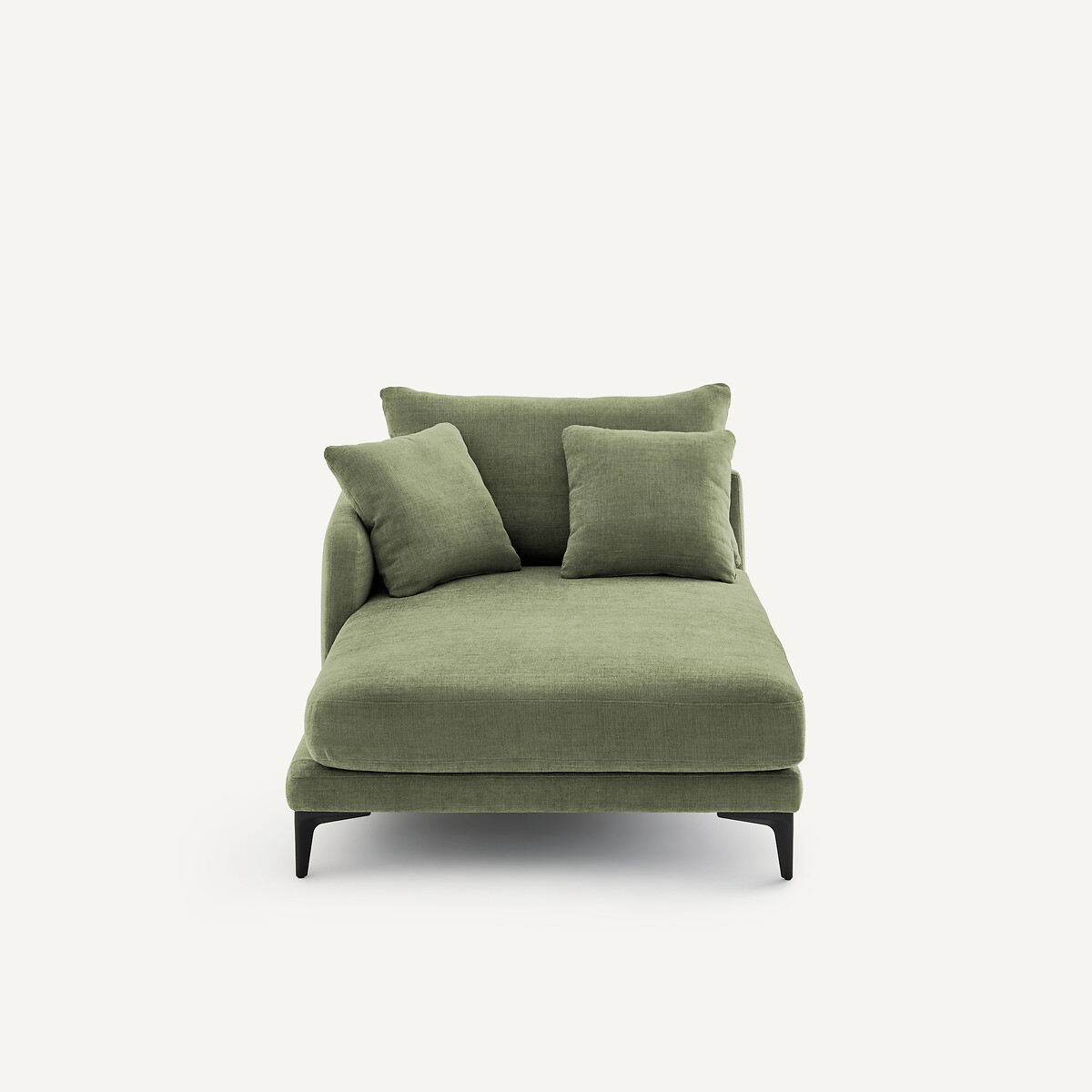 EMMANUEL GALLINA X AM.PM Longchair in polyester-katoen, MODERNISTE, ontwerp van Emmanuel Gallina