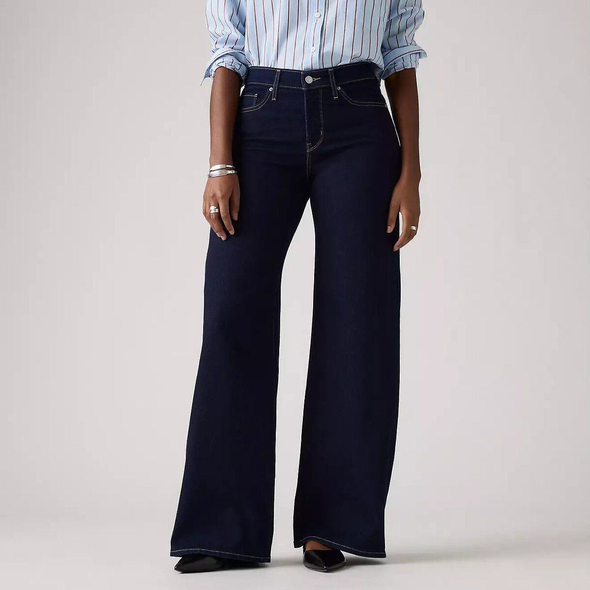 Levi's Wijde Jeans 318 SHAPING in five-pocketsstijl