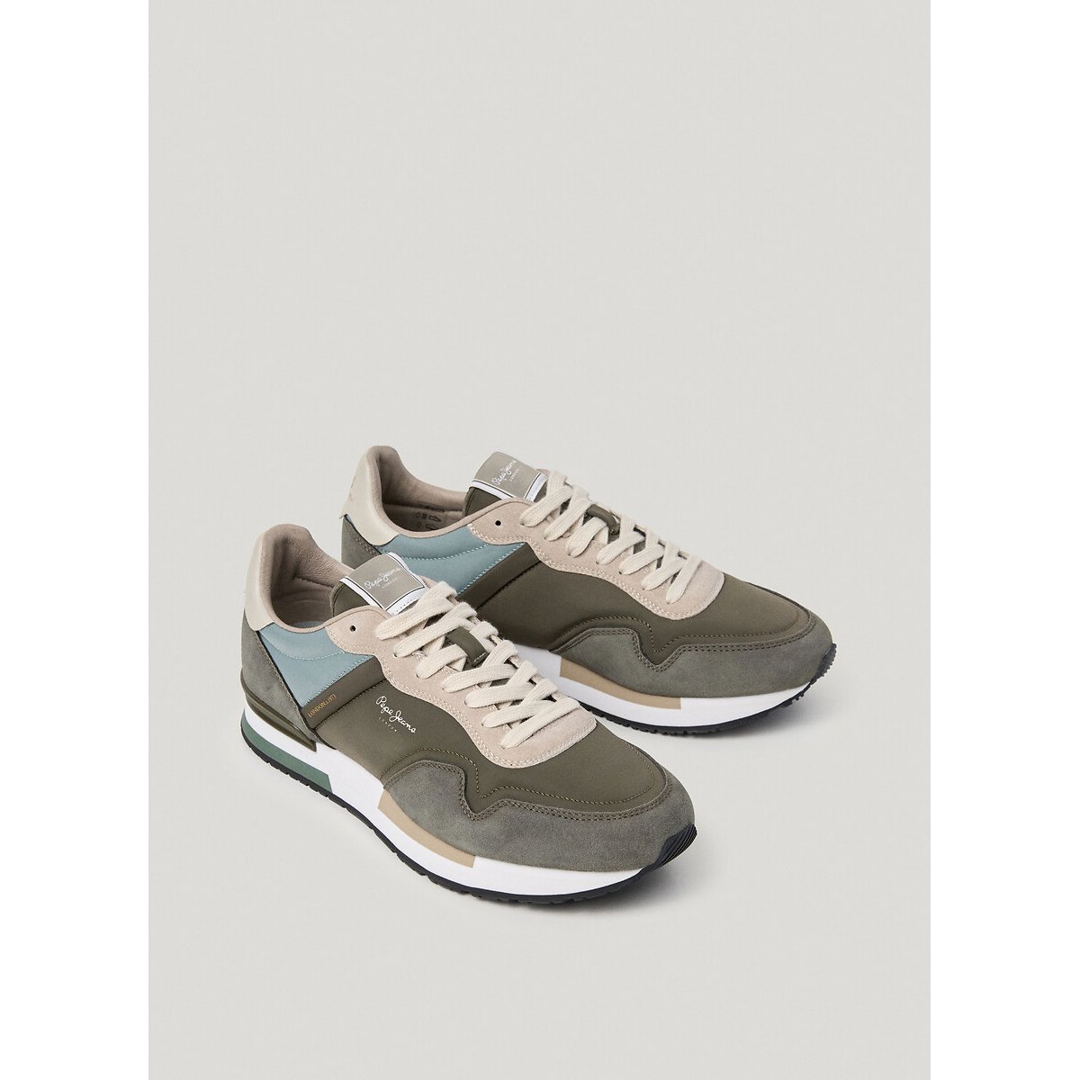 PEPE JEANS Zapatillas de material mixto HAILON BASIC. Color