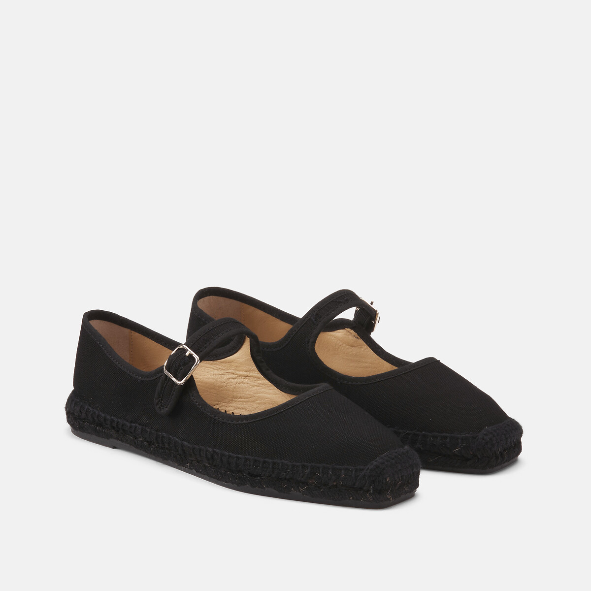 Castaner Padua Flat Mary Jane Espadrilles Women's Black Size 39