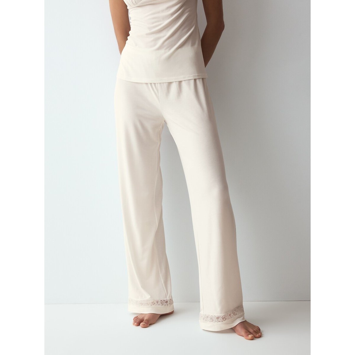 Triumph Comfort Allure Pyjama Bottoms Women's Off-White Size 20