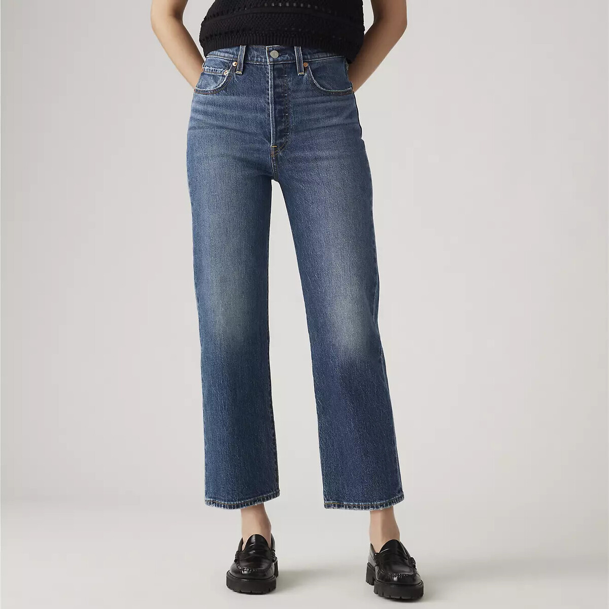 Levi's Ribcage Straight Ankle Jeans Women's My Honor No Dx W25 L29