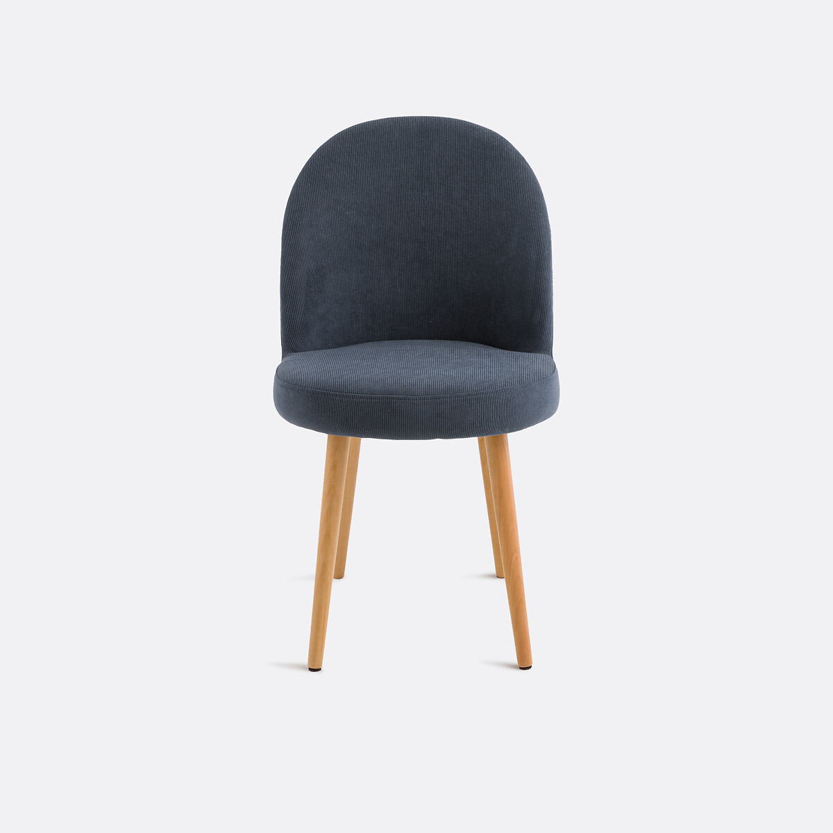 Chaise Velours Côtelé, Inès — vue 3