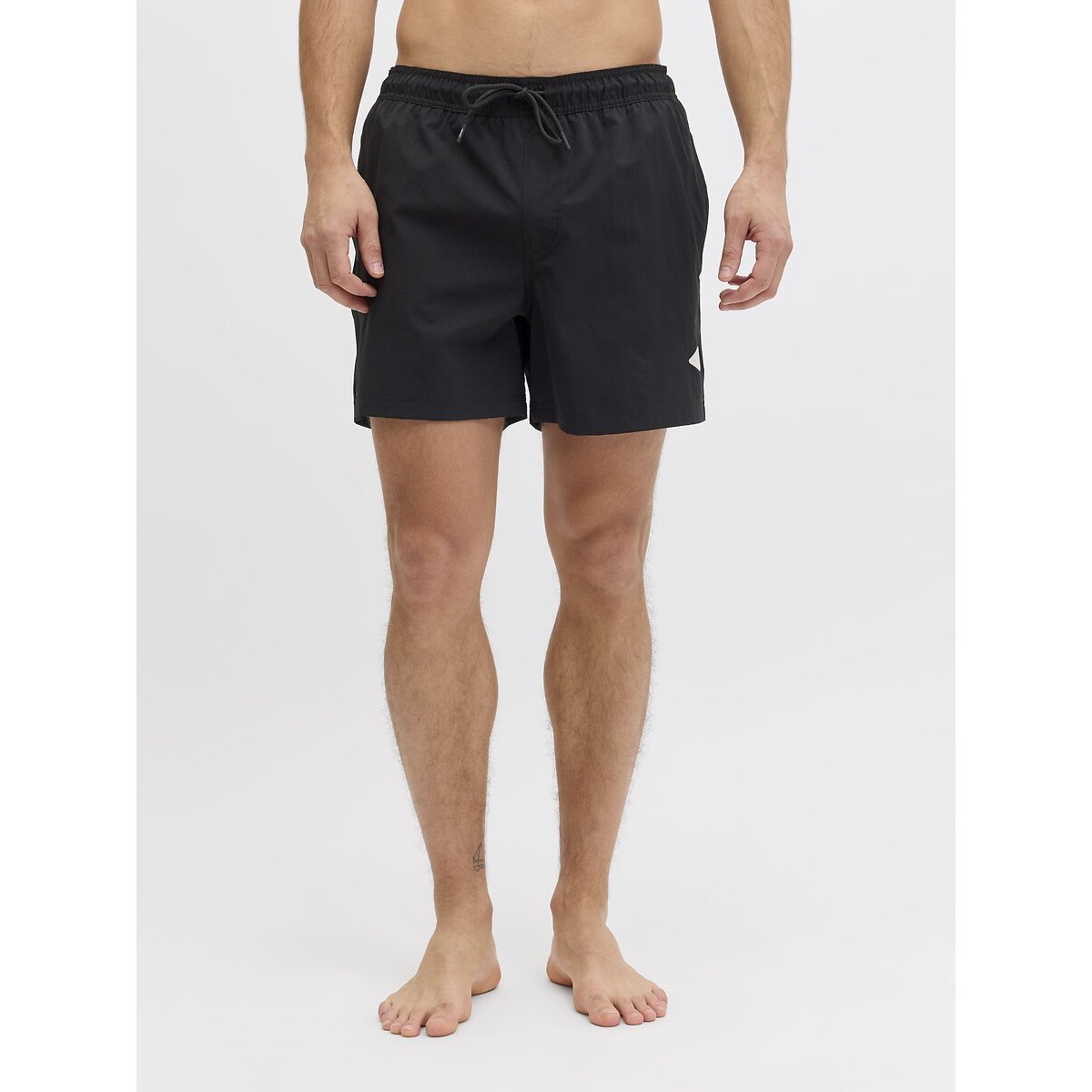 Jack & Jones Badge Swim Shorts Men's Black Medium