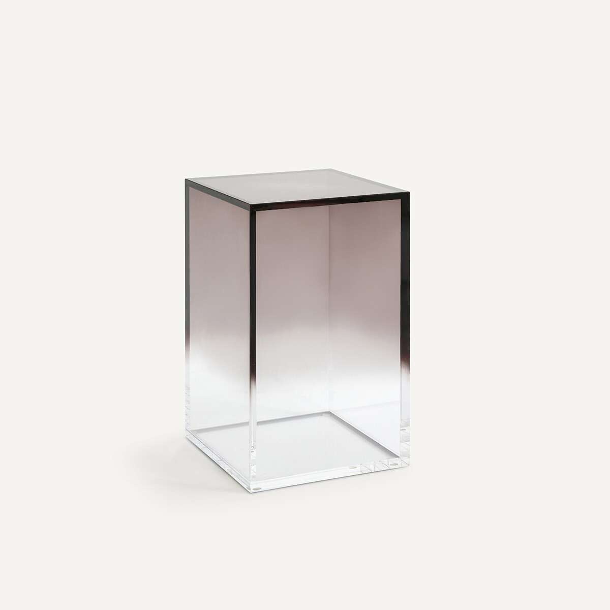 Am.pm Akrili Gradient Acrylic End Table Unisex Smoked Grey