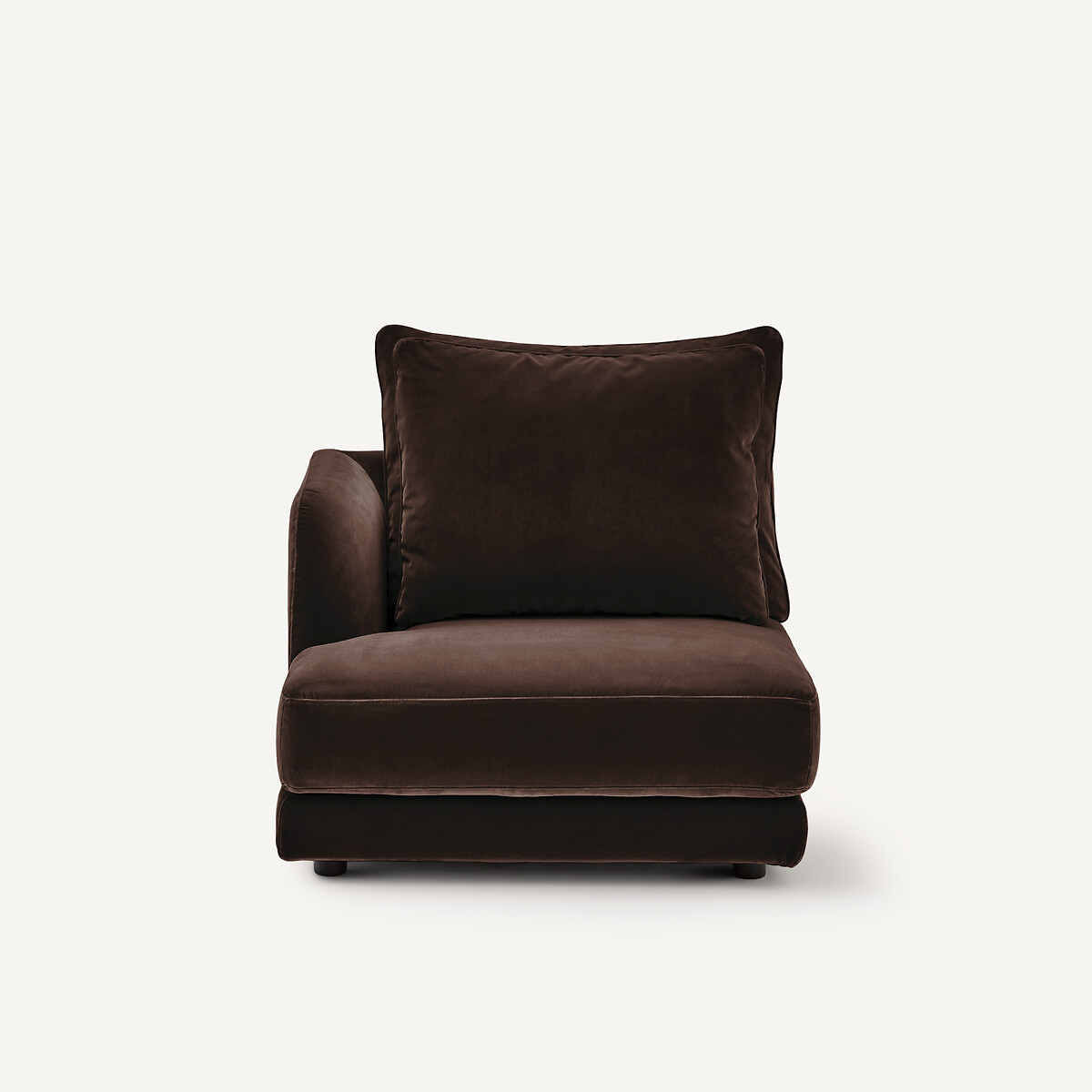 AM.PM Halve bank links, modulair, van fluweel, TIBERIO
