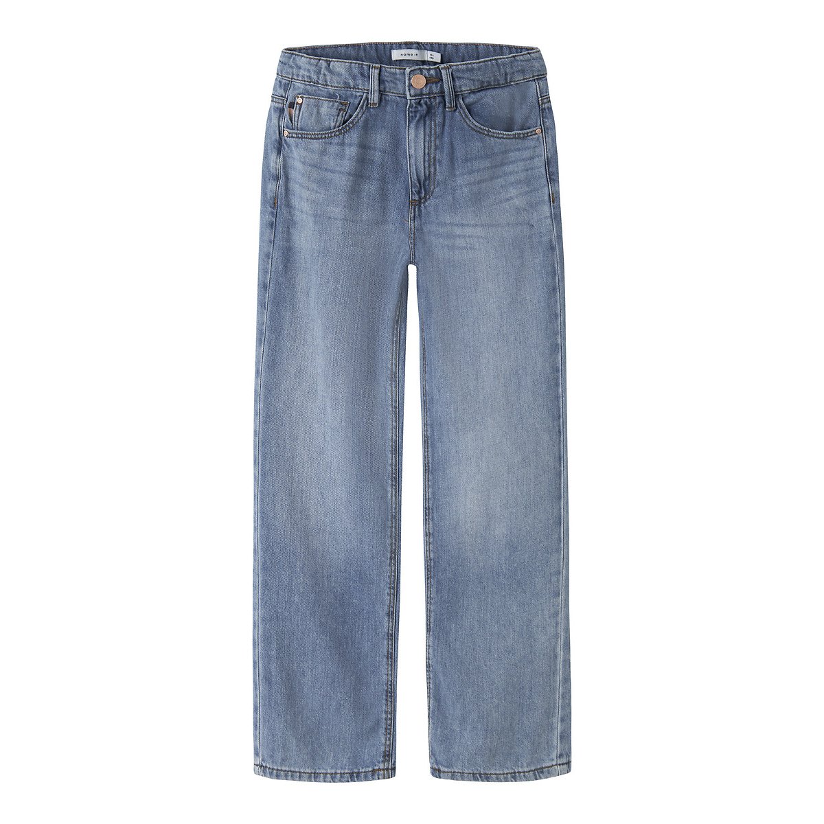 Name It Wide Leg Jeans Denim Blue 8Y (126Cm)