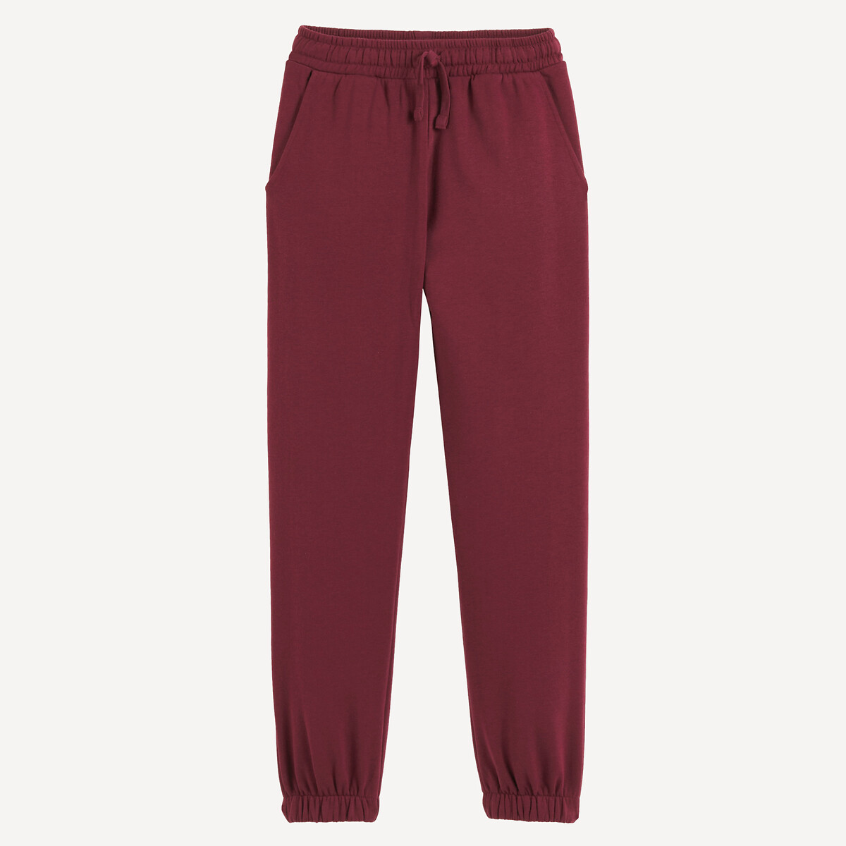La Redoute Collections Oversized Joggers Burgundy 8Y (126Cm)