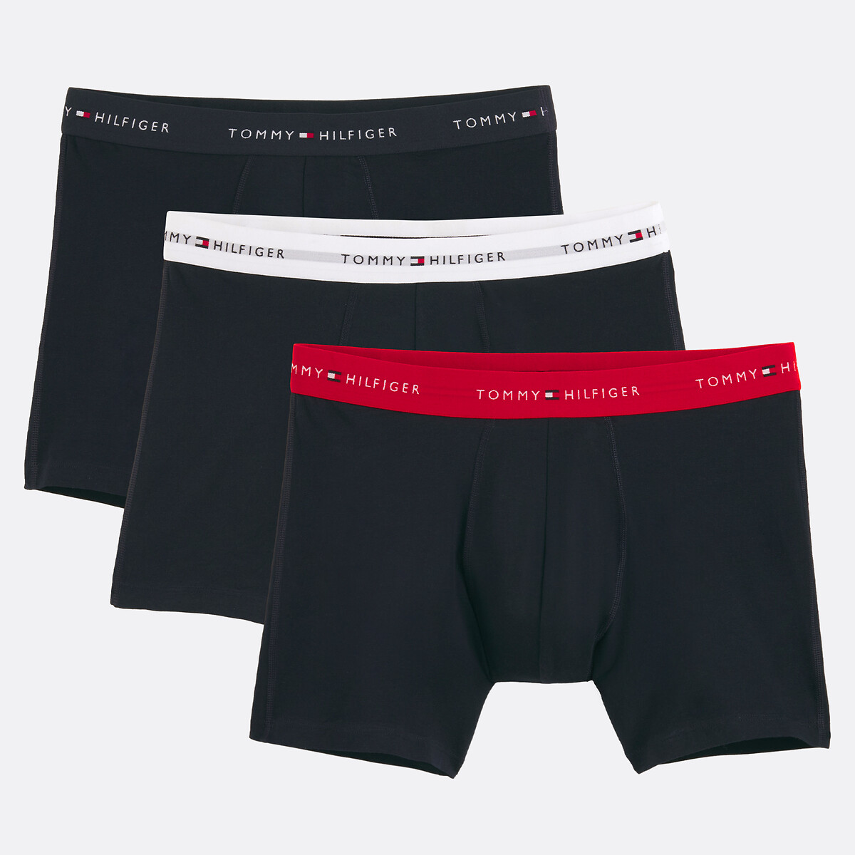 Tommy Hilfiger Pack Of 3 Signature Hipsters Men's Navy+Navy+Navy Small