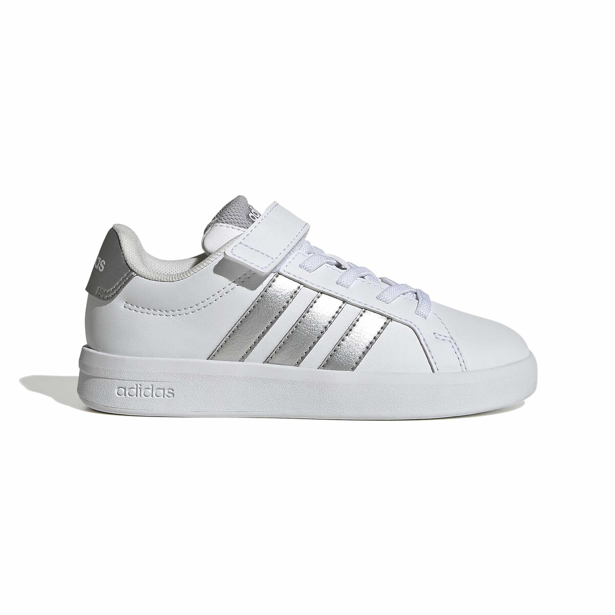 Adidas Sportswear Grand Court 3.0 Trainers White/Silver-Coloured Size 32 (13.5) Kids