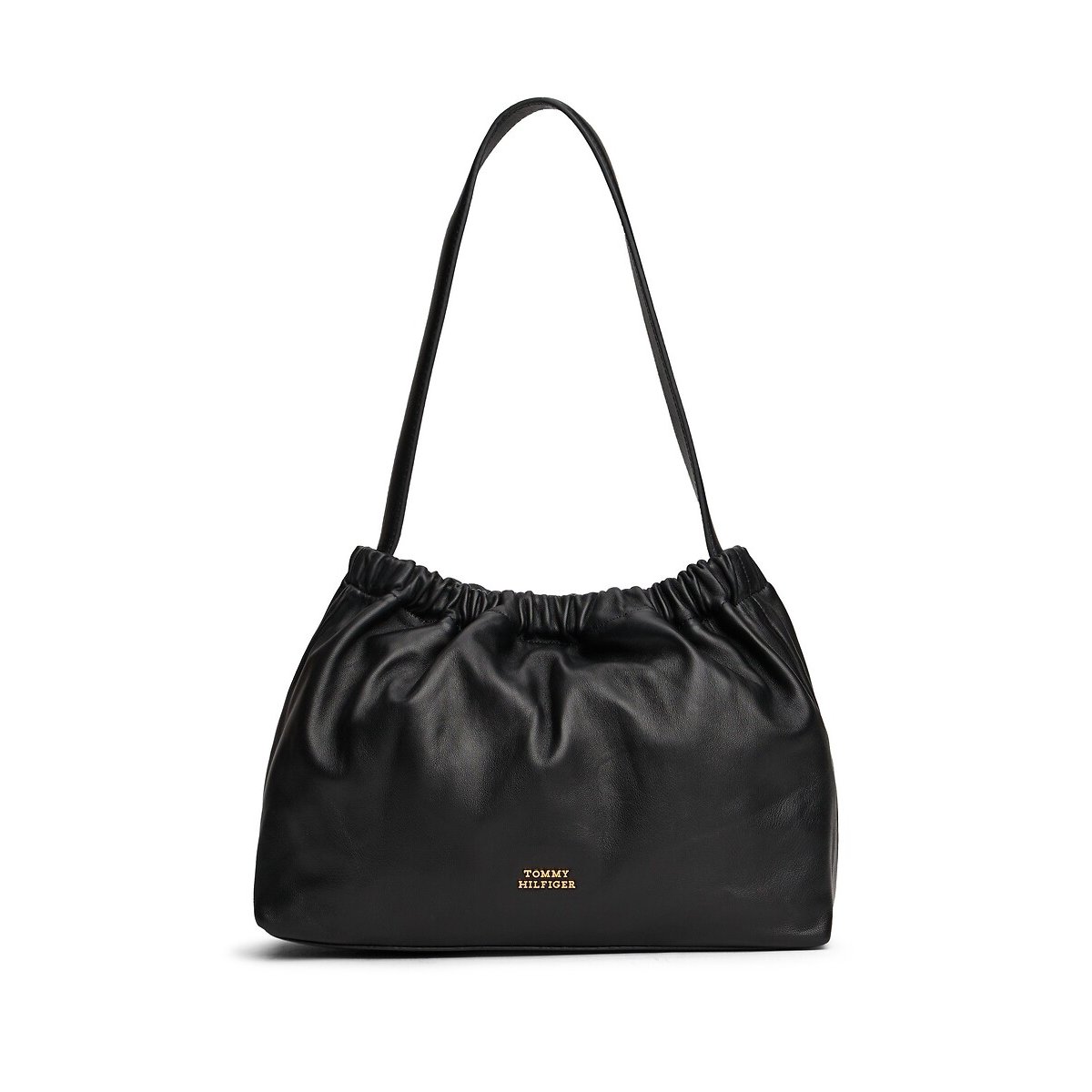 Tommy Hilfiger Mini Crossover Leather Shoulder Bag Women's Black