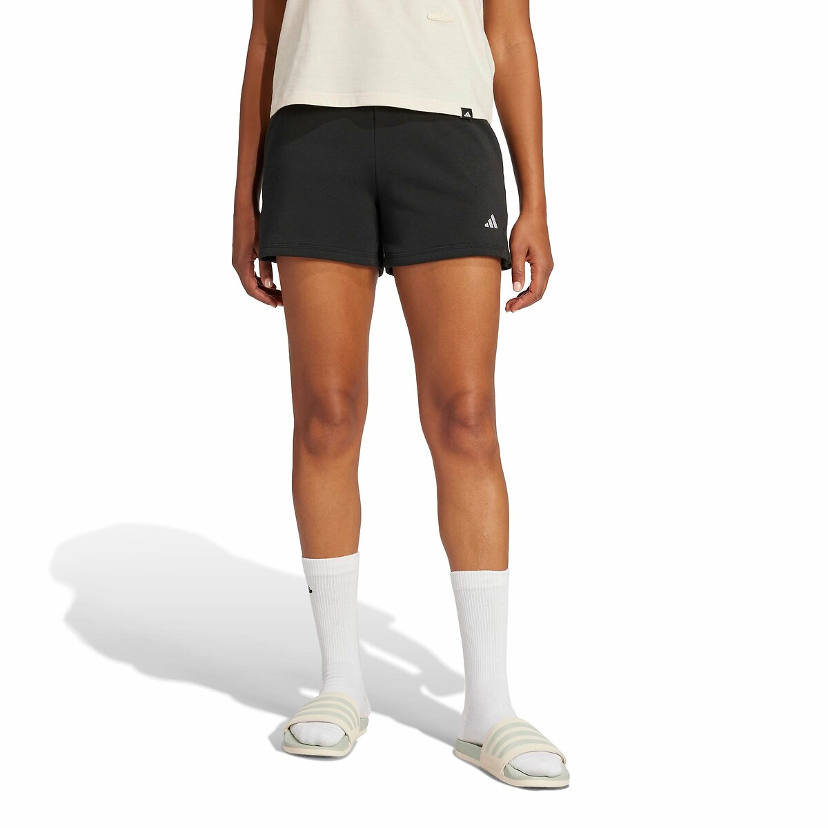 Adidas Sportswear Essentials Shorts With Logo Detail Women's Black Large