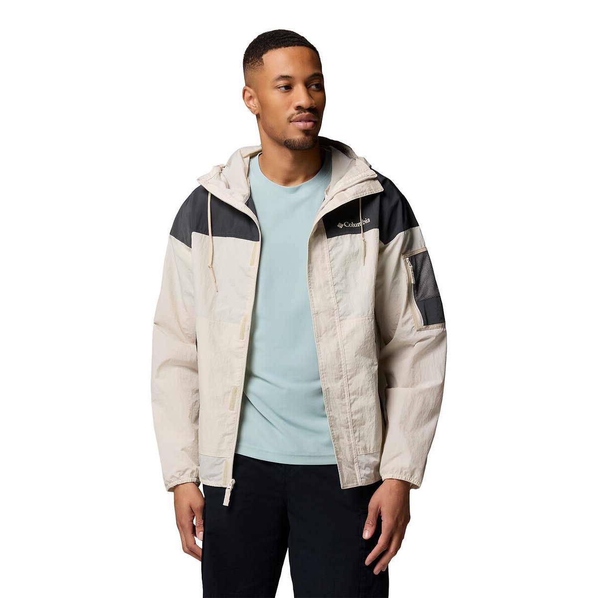 Columbia Challenger Ii Windproof Coat Men's Beige Large