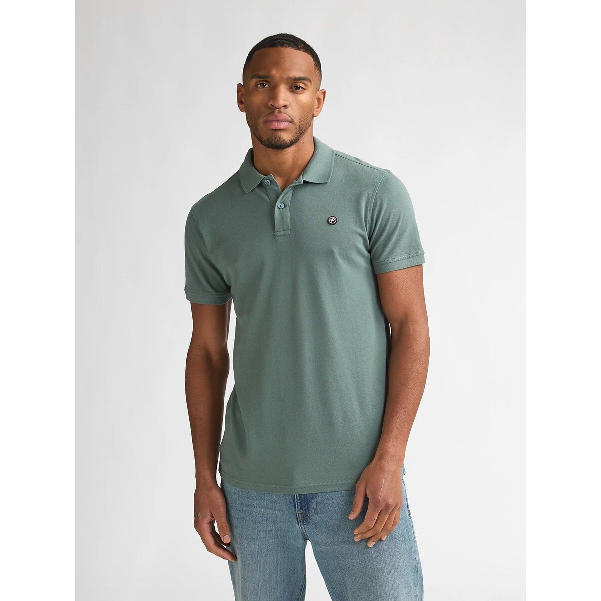 Petrol Industries Regular Fit Polo Shirt Men's Pale Green Extra Large