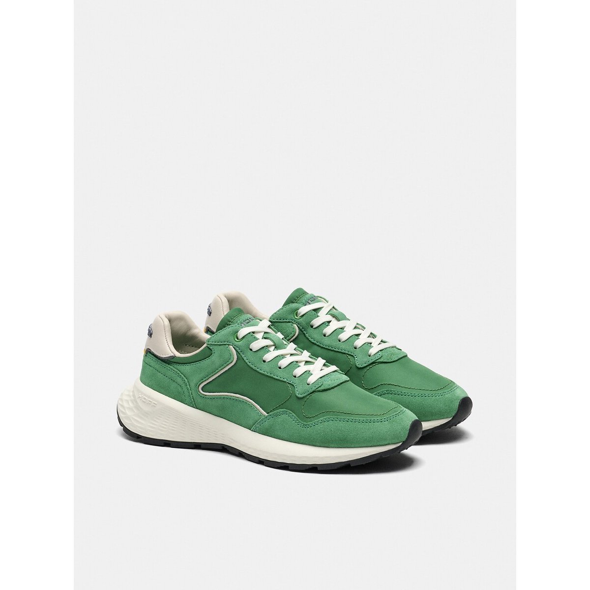 Hoff City Mkii Bold Suede Trainers Men's Green Size 44 (9.5)