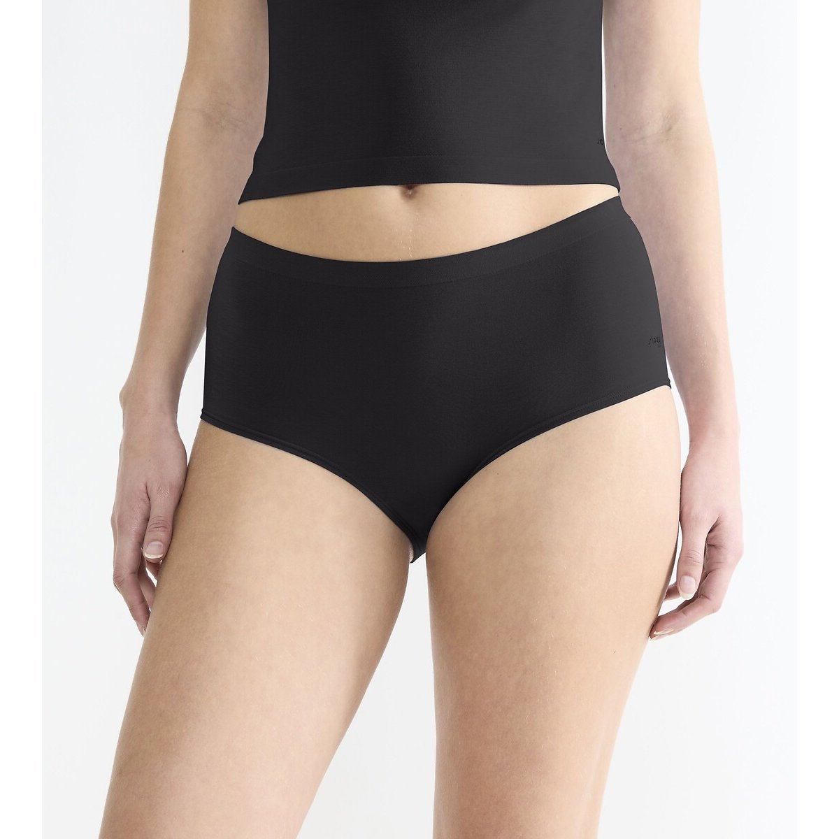 Sloggi Pack Of 2 Go Sense High Waist Briefs Women's Black Extra Large