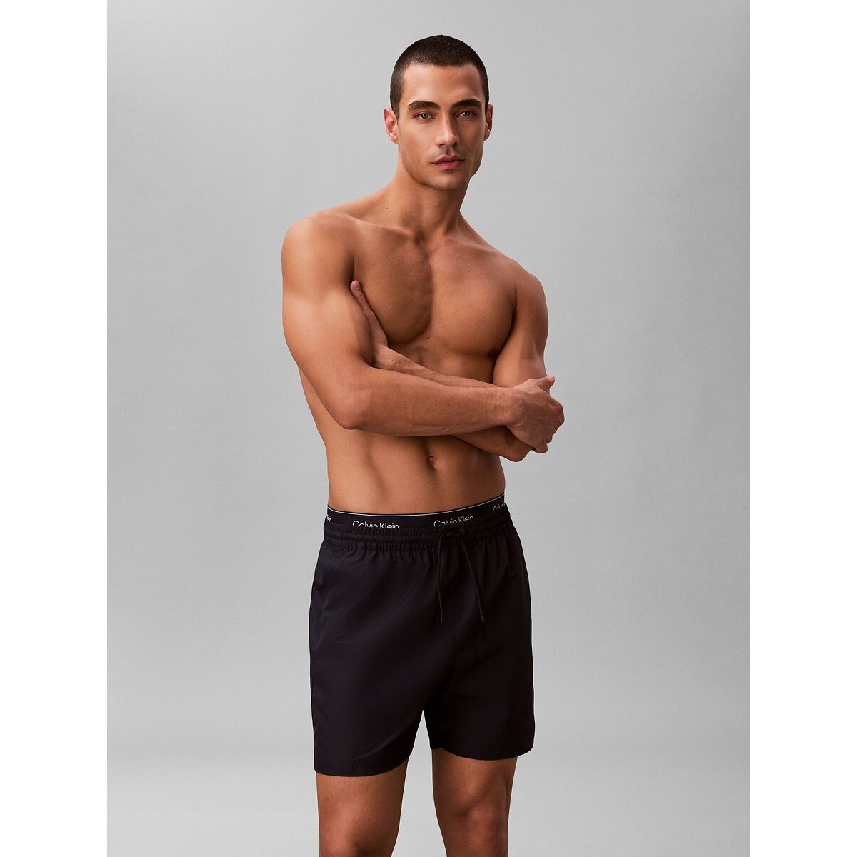 Calvin Klein Essential Mid-Length Swim Shorts Men's Navy Blue Extra Large