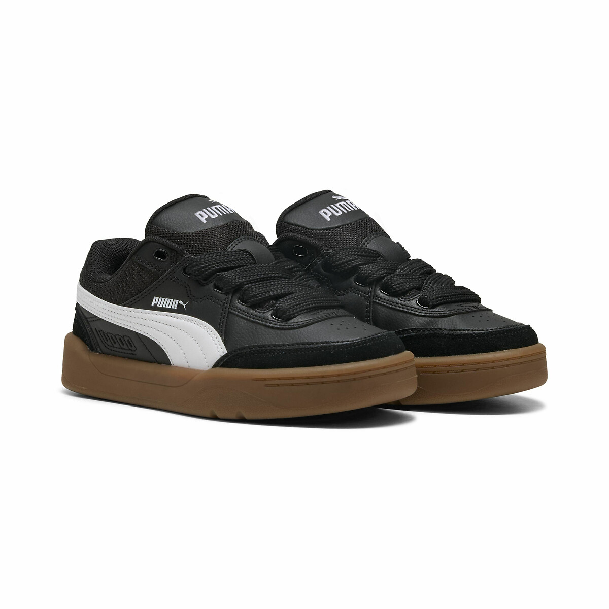 Puma Park Lifetstyle Sk8 Trainers Black/White Size 37 (4) Kids