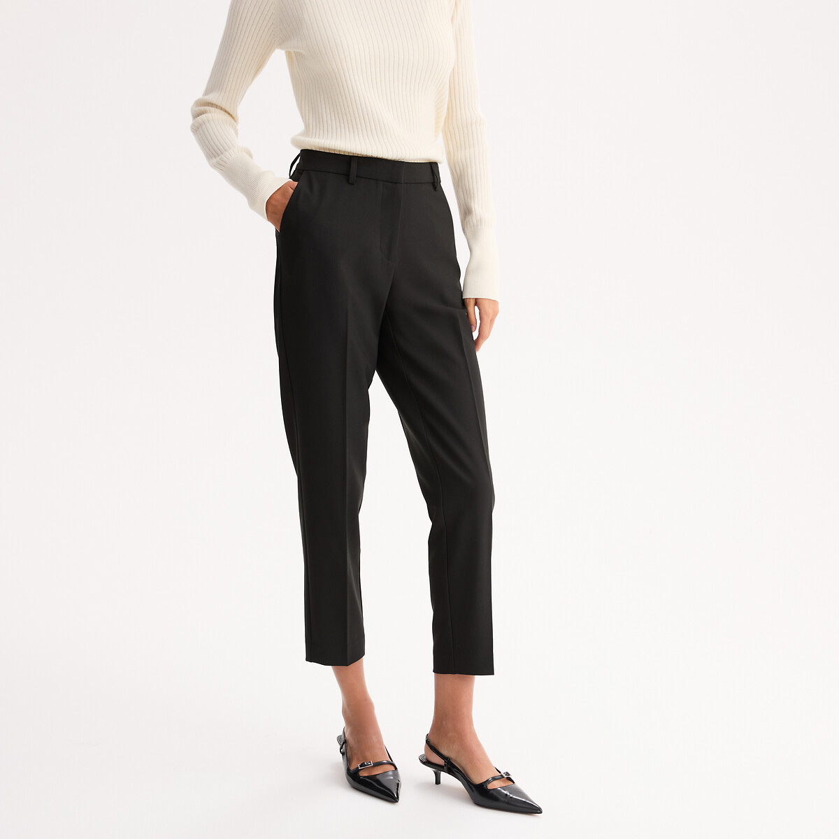 Pantalon fuselé, polyviscose stretch