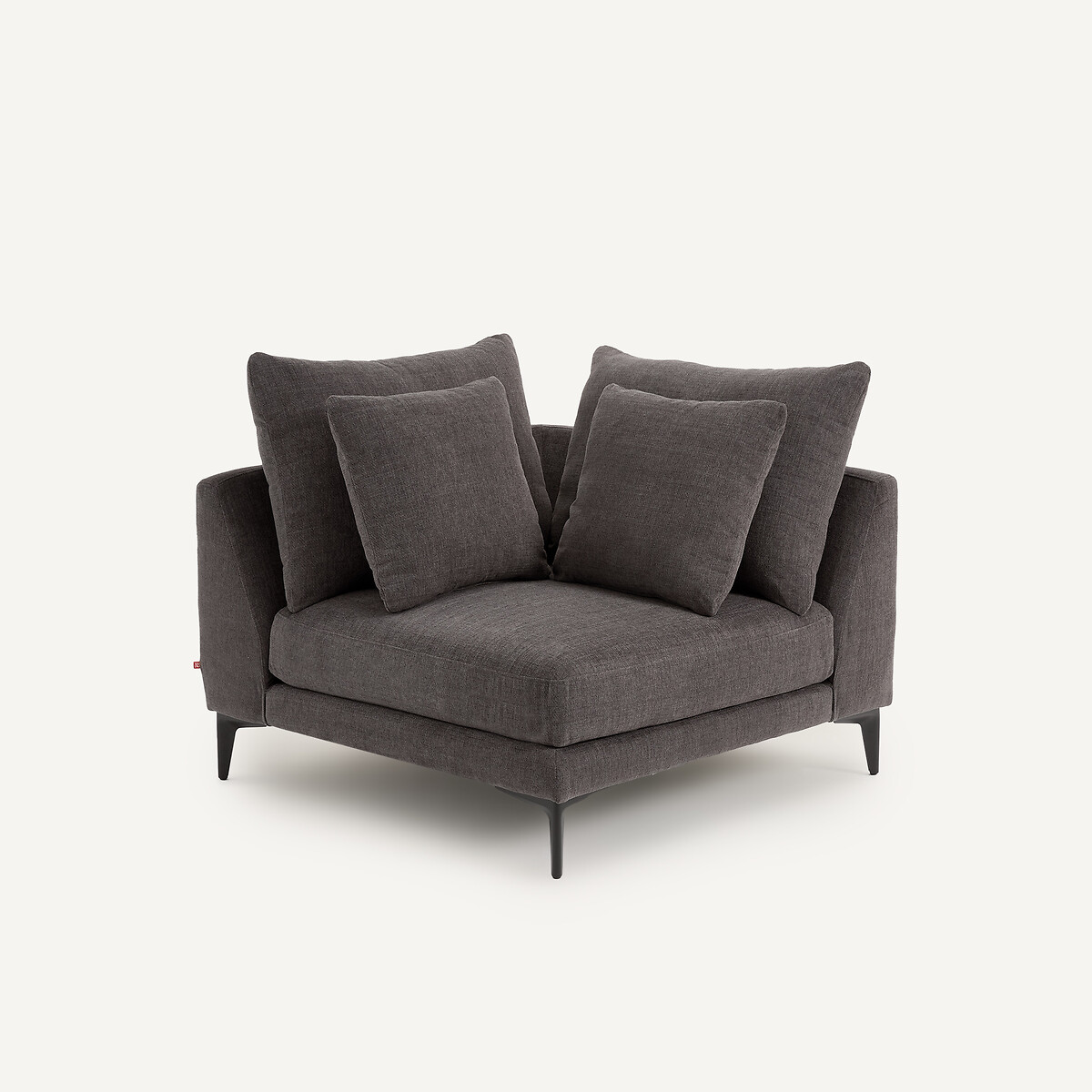 AM.PM X EMMANUEL GALLINA Hoekbank van gevlochten polyester, MODERNISTE, ontwerp Emmanuel Gallina
