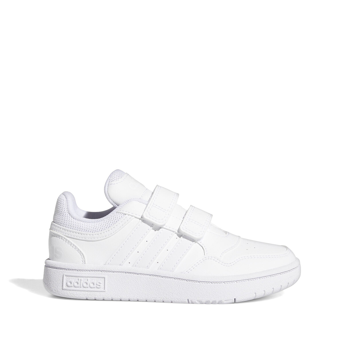 Adidas Sportswear White Kids Hoops 3.0 Trainers With Touch 'N' Close Fastening Size 31