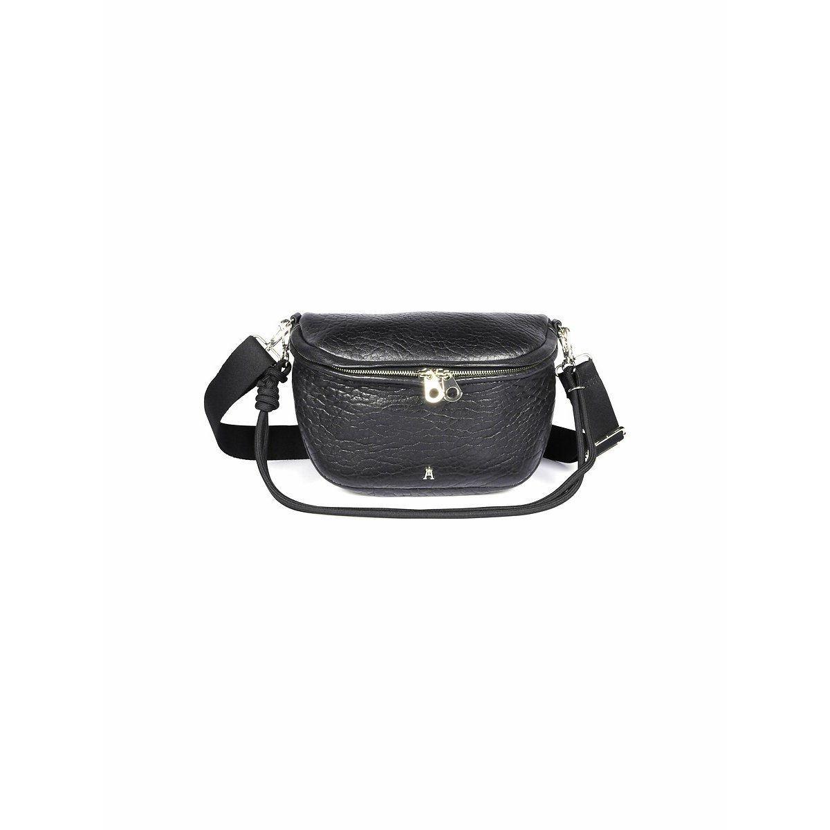 Bolsa em pele com aspeto de bolhas, BIG BANANE, Craie Studio
