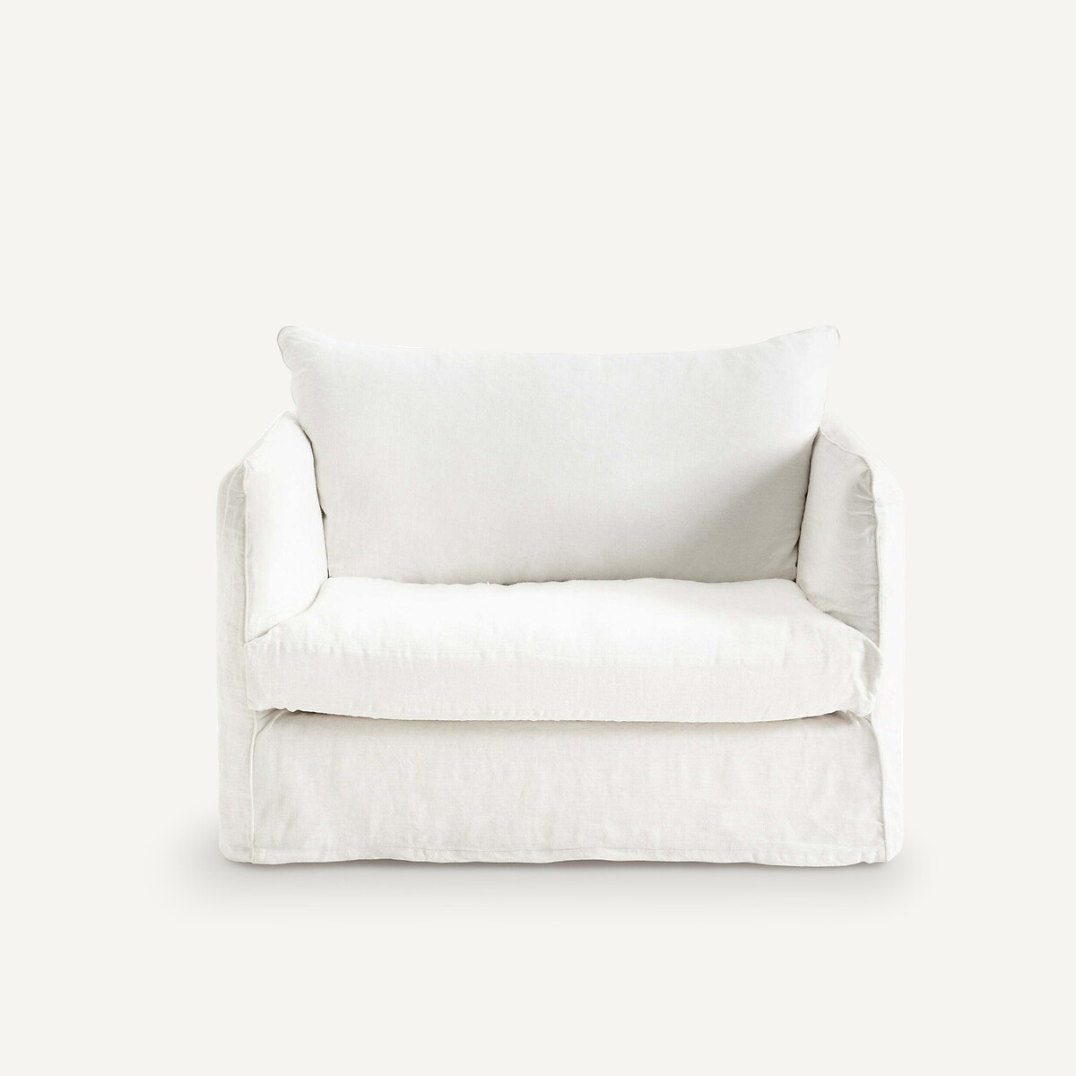 Fauteuil XL lin froissé, Neo Chiquito