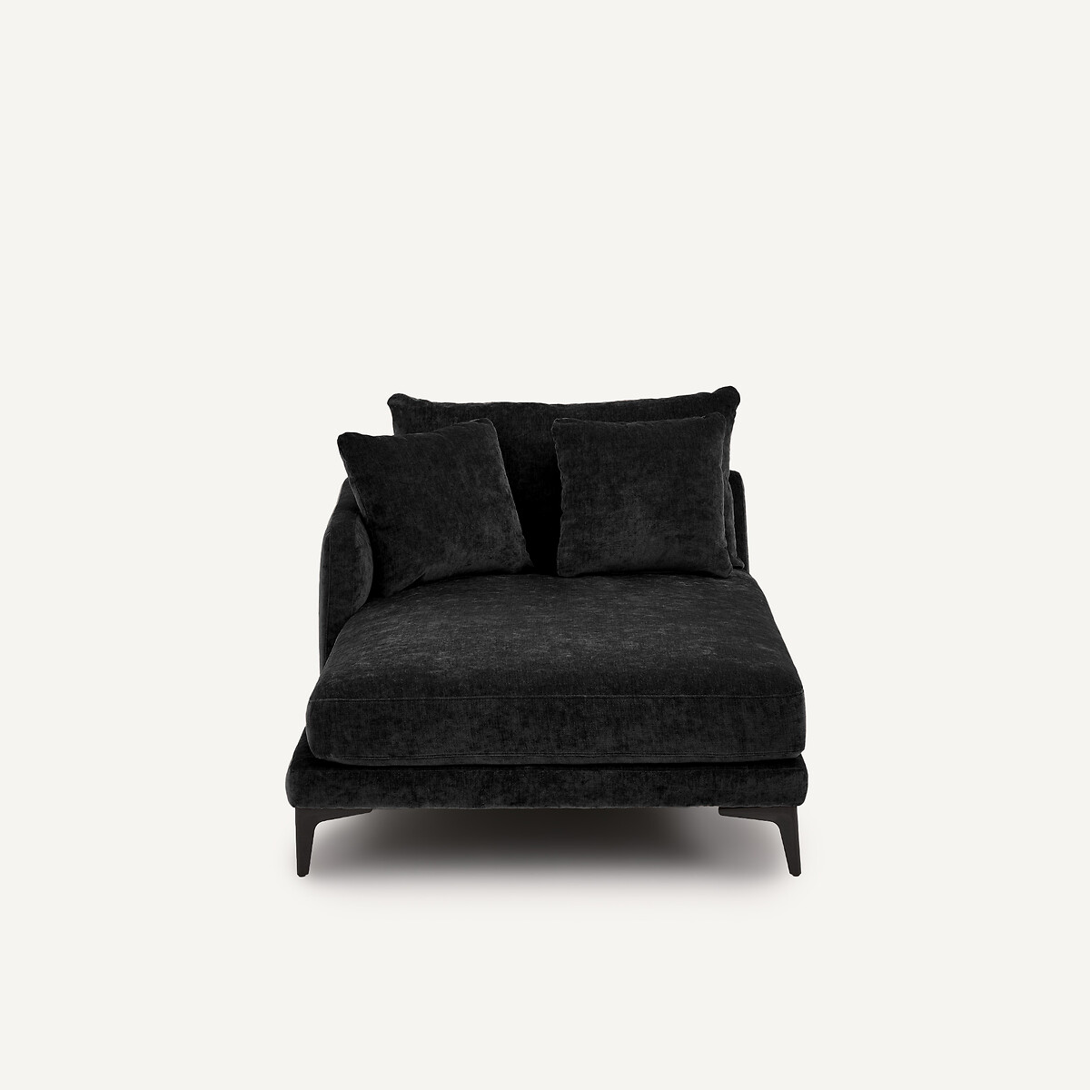 EMMANUEL GALLINA X AM.PM Longchair van fluweelmix, MODERNISTE, ontwerp Emmanuel Gallina