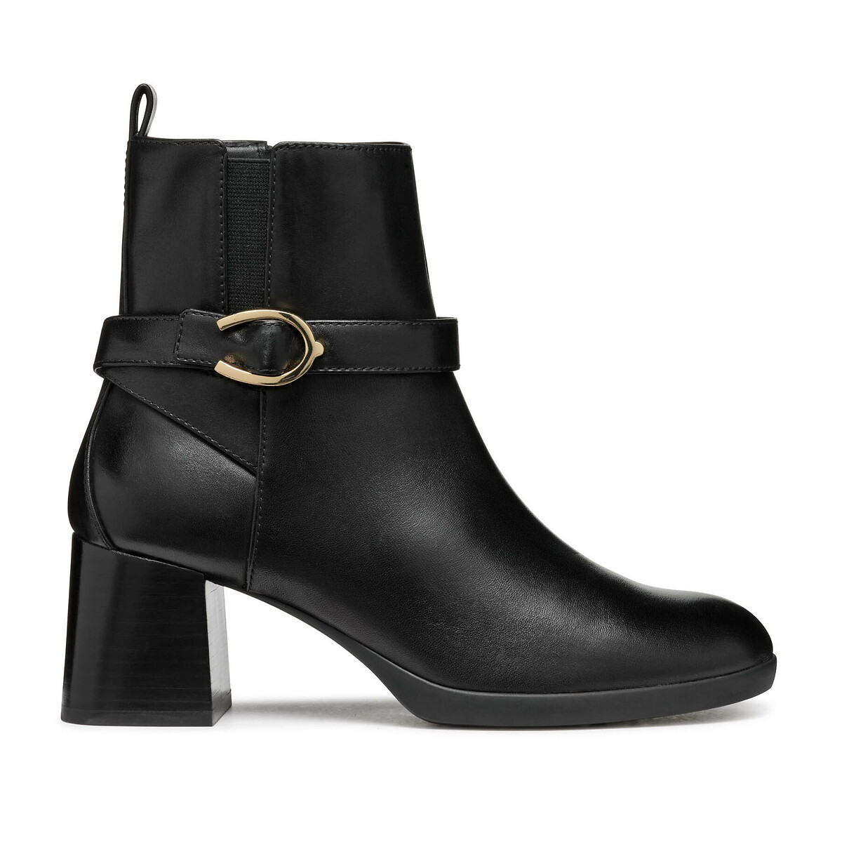 Geox Walk Pleasure 55 Ankle Boots In Leather Women's Black Size 37 (4)