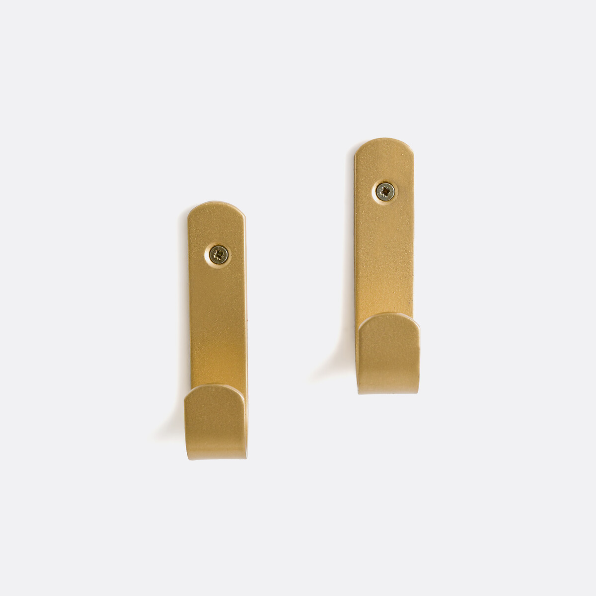 La Redoute Interieurs Set Of 2 Hiba Metal Hooks Unisex Brass