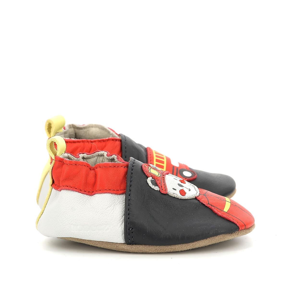 Robeez Leren Slofjes Fireman