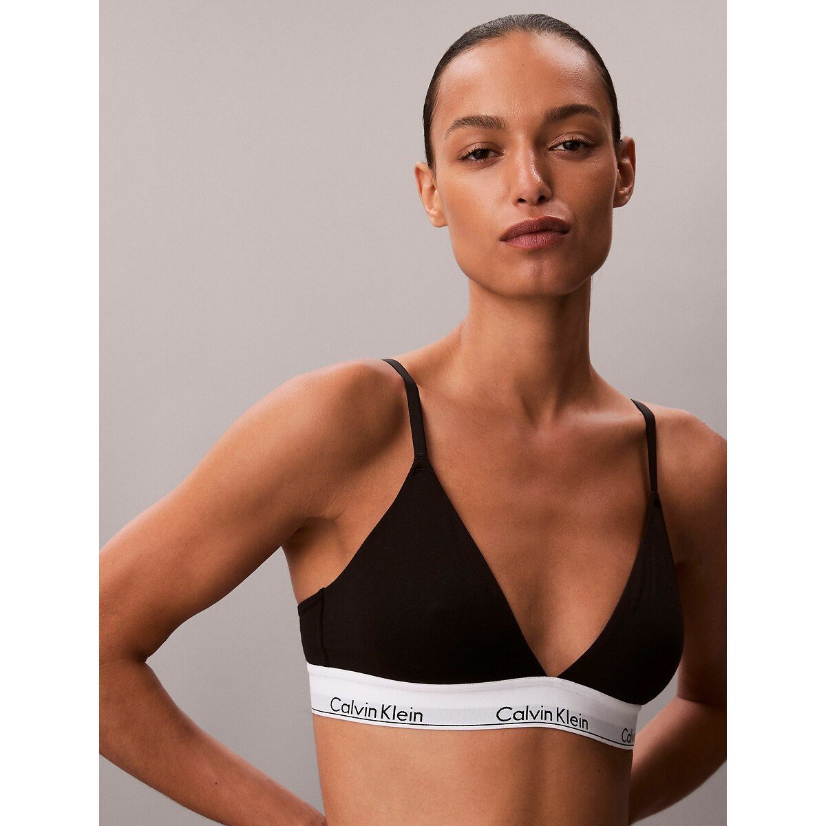 Calvin Klein Underwear Icon Cotton Modal Triangle Bra Women's Black Extra Small