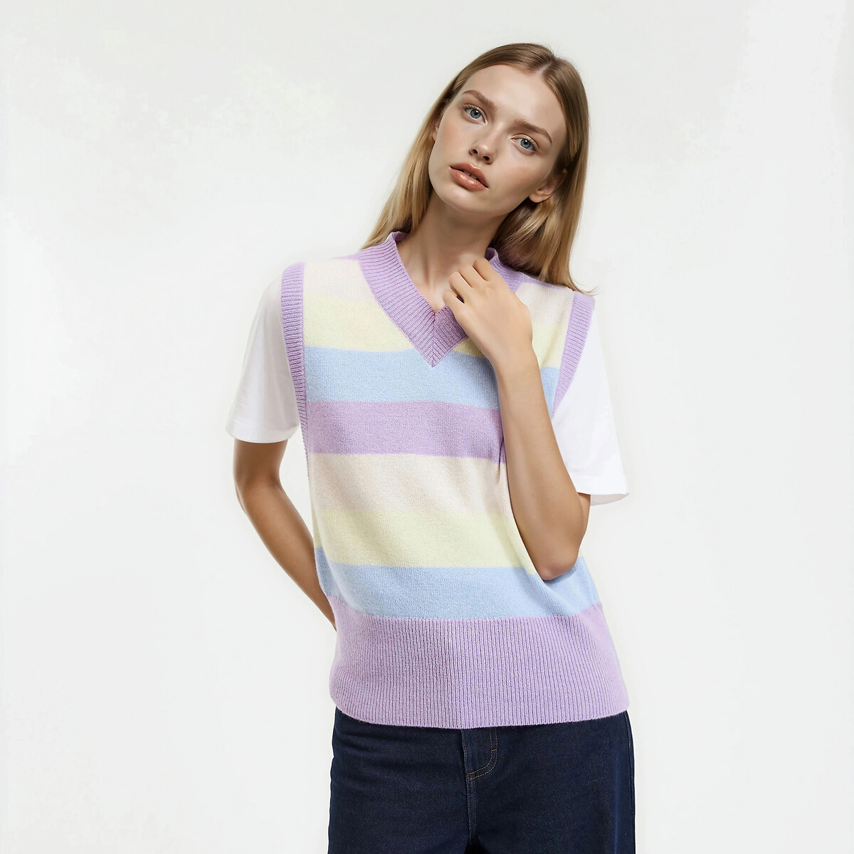 Pull laine et cachemire, fabriqué en France