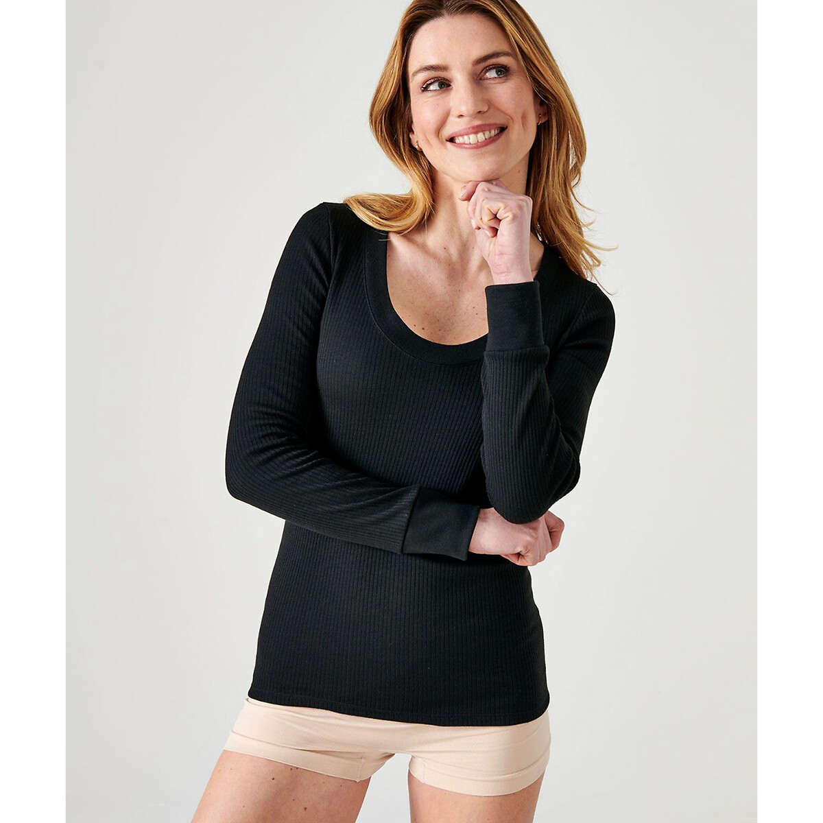 Damart T-shirt Met Lange Mouwen Thermolactyl Warmtegraad 4