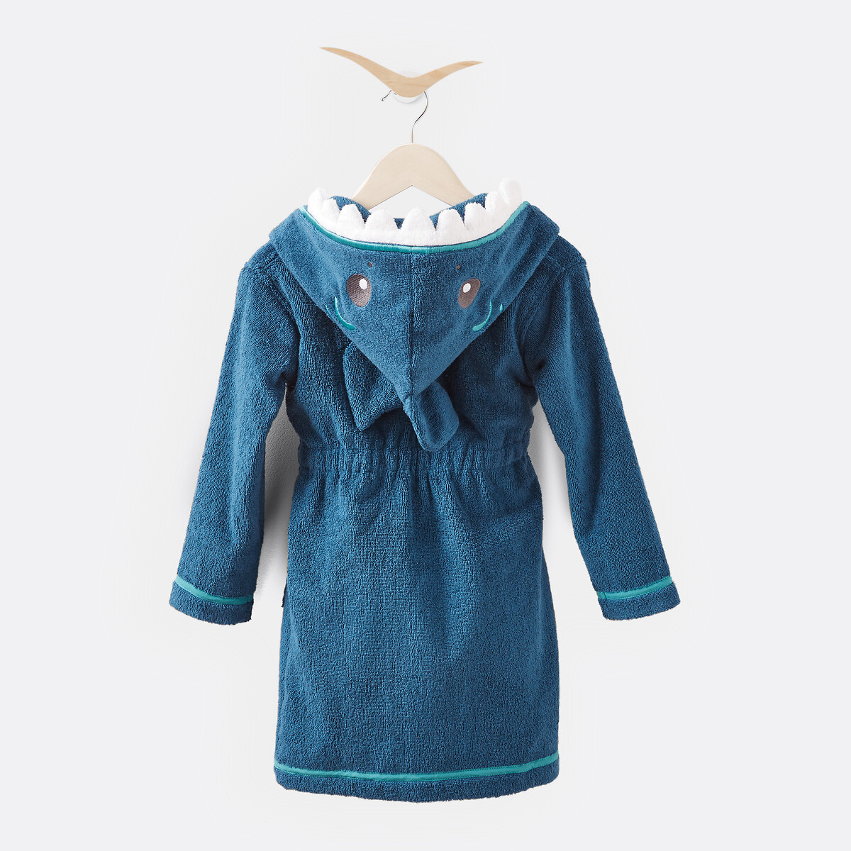 La Redoute Interieurs Marcelo Organic Cotton Child's Bathrobe Unisex Blue 4Y (102Cm)
