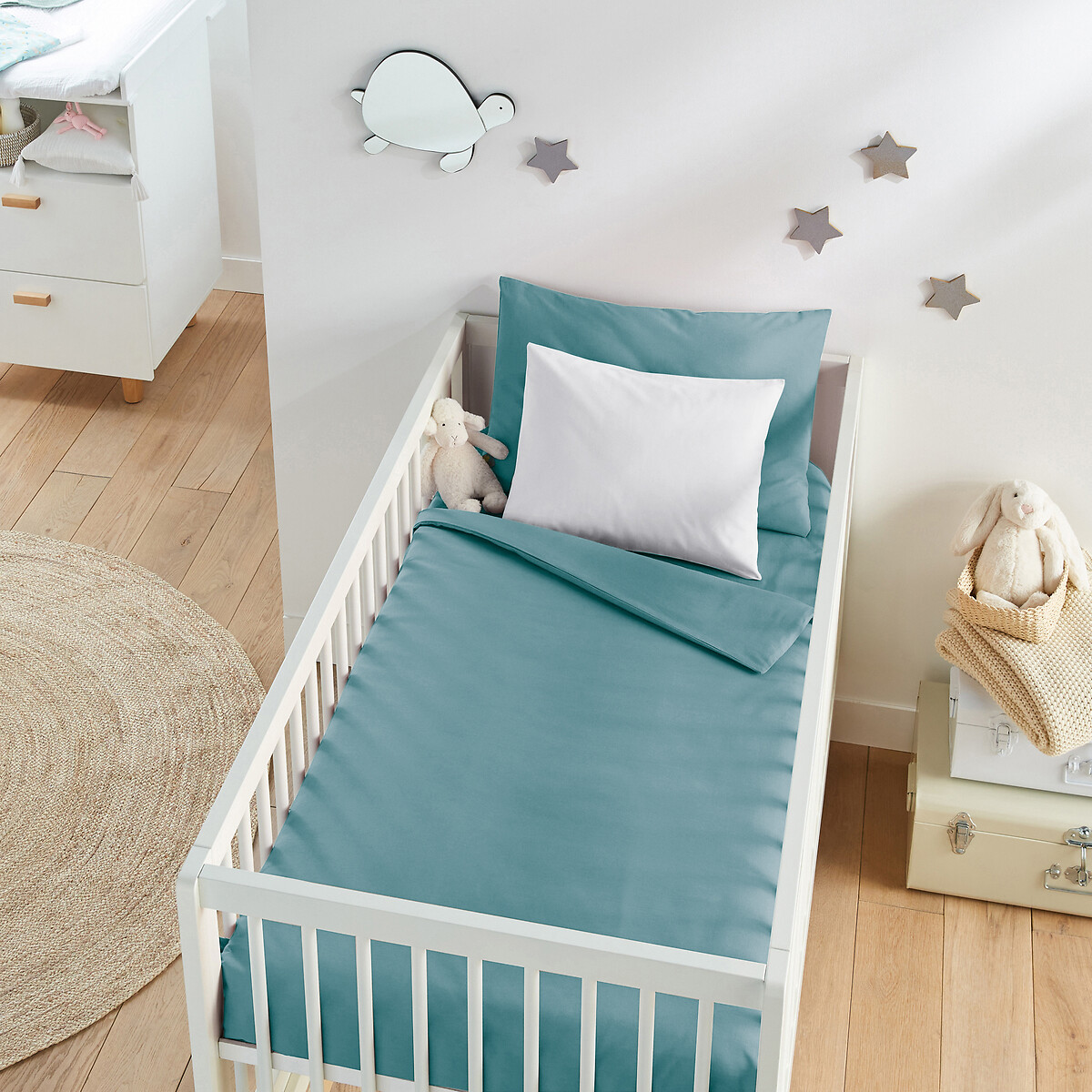 LA REDOUTE INTERIEURS Dekbedovertrek voor baby in katoen, Scenario