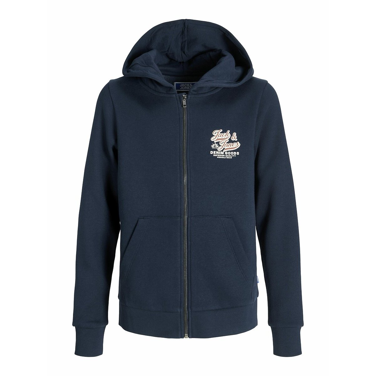 Jack & Jones Junior Hoodie JJELOGO SWEAT ZIPHOOD 2COL AW25 NOOS JNR