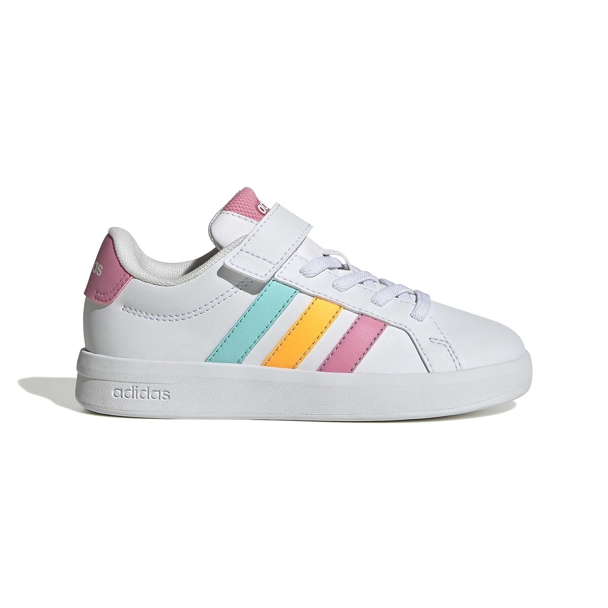 Adidas Sportswear Grand Court 3.0 Trainers White/Multi-Coloured Size 32 (13.5) Kids