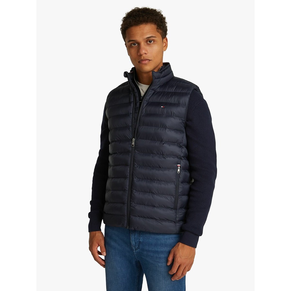 Tommy Hilfiger Mouwloos Gewatteerd Comprimeerbaar Donsjack