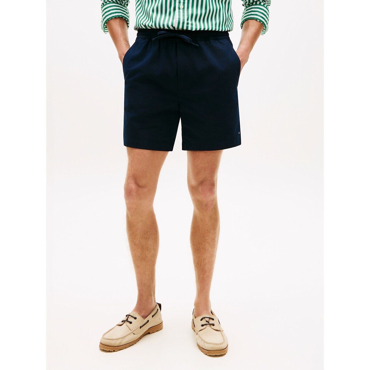 Tommy Hilfiger Poplin Shorts Men's Dark Blue W33