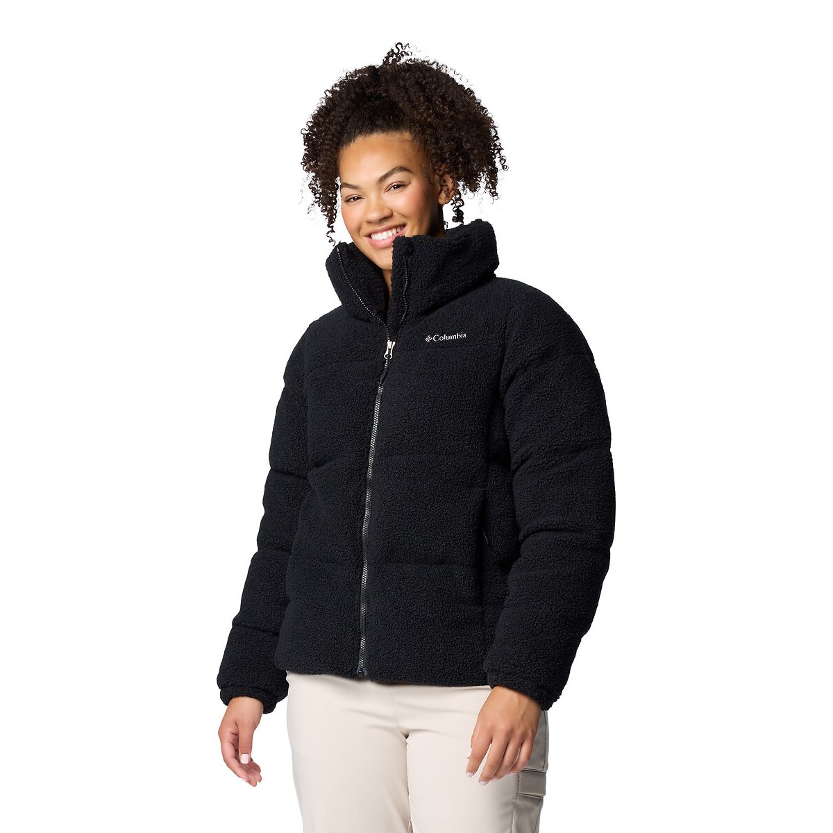 Columbia Puffect™ Sherpa Padded Jacket Women's Black Small