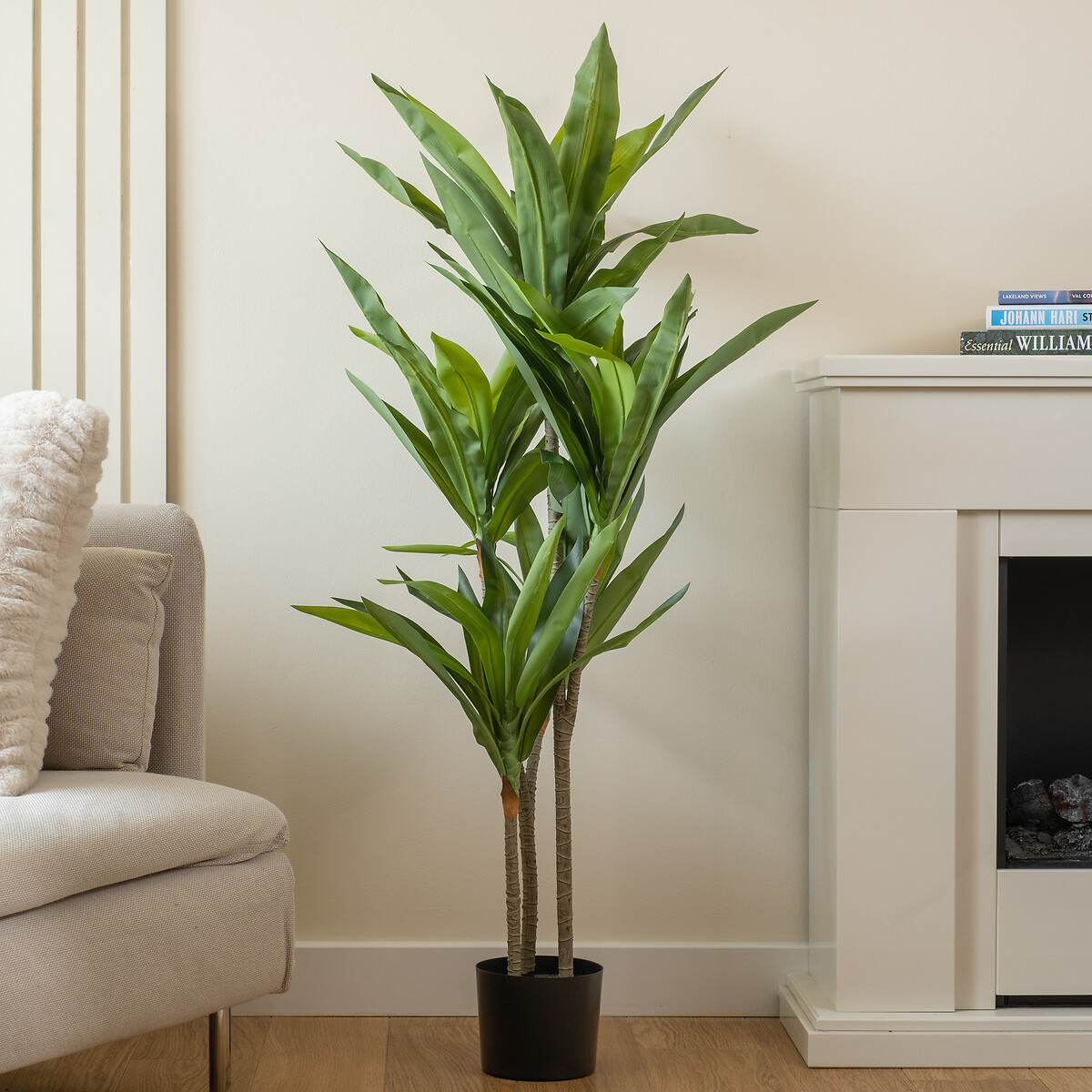 So'home Unisex Green 120Cm Artificial Real Touch Draceana Tree