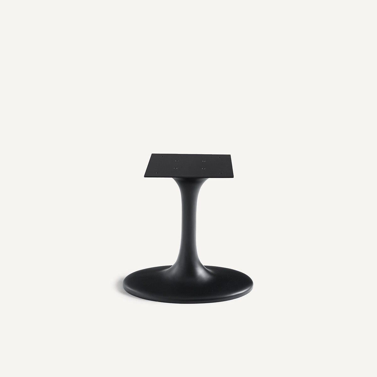 Am.pm Elipso Ellipse-Shaped Table Base In Fibreglass Unisex Black 6 People