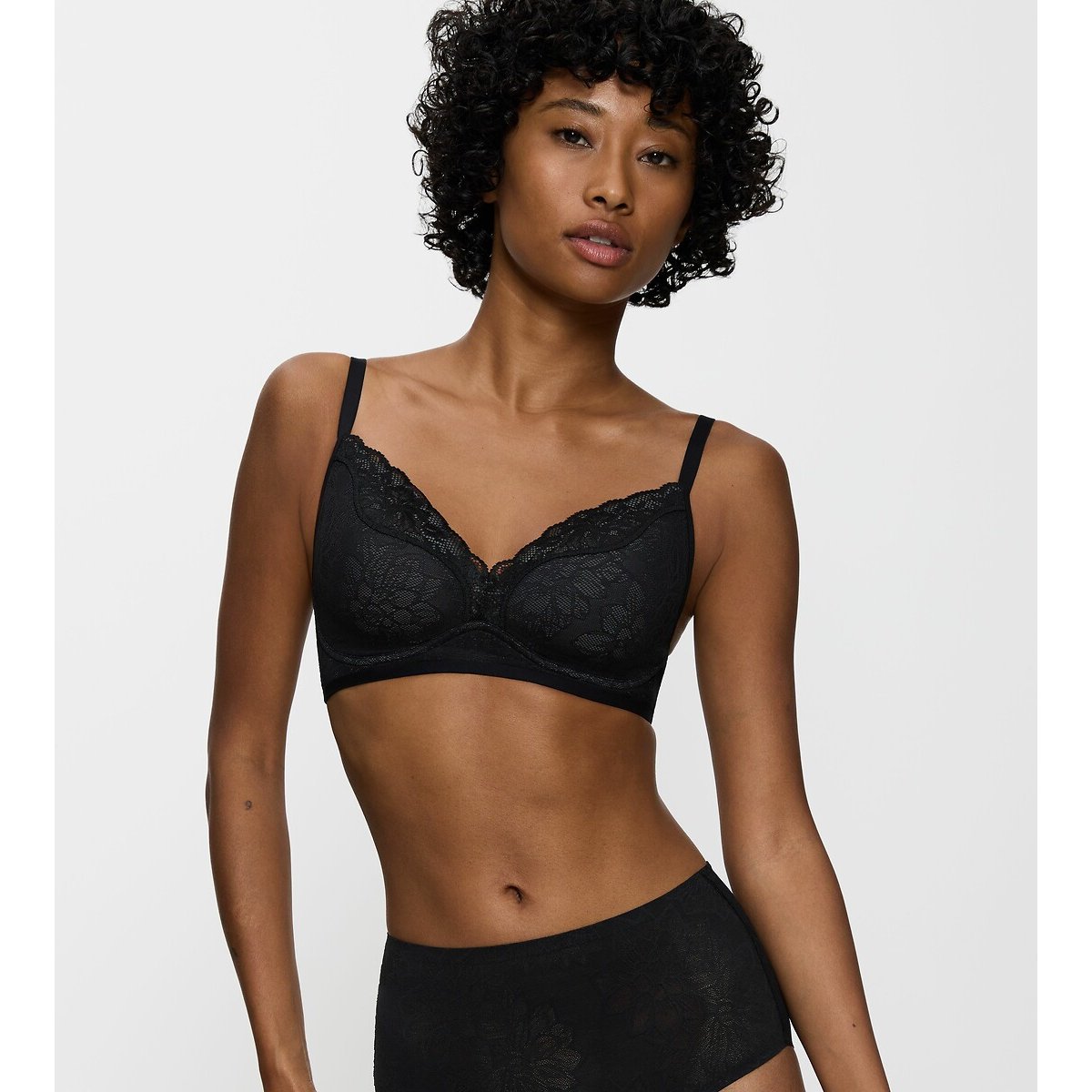 Triumph Fit Smart Bra Without Underwiring Women's Black Large